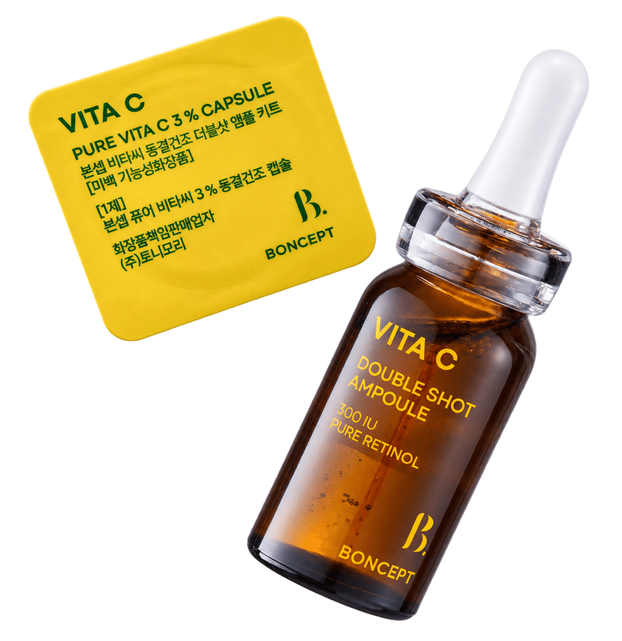 Boncept Vitamin C Freeze-Dried Double Shot Ampoule kit